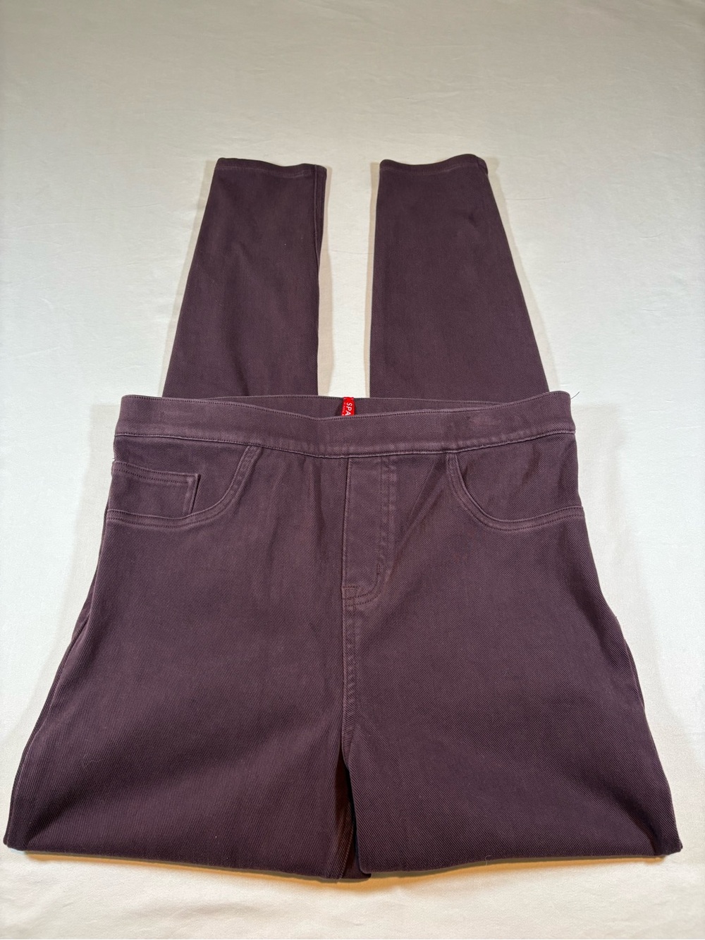 SPANX Plum Purple Jean-ish Ankle Leggings — Size XL Tall